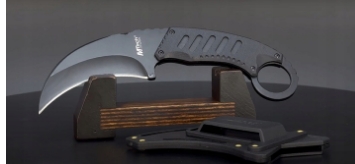 Taktický nôž Karambit s pevnou čepeľou značky MTECH USA 19cm MT-665BK VYPR